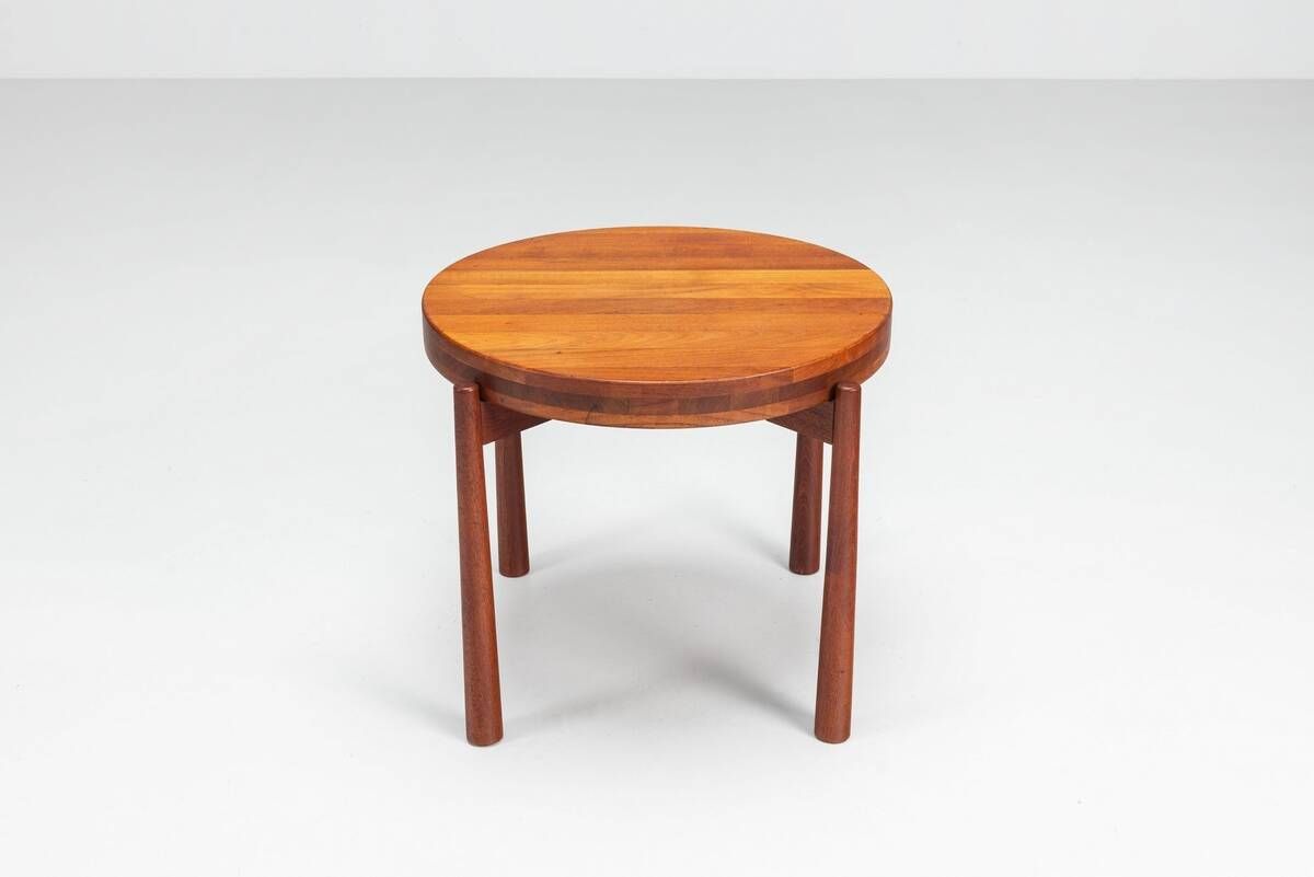 Table tray sculpturale Jens Quistgaard en teck Danemark 1960