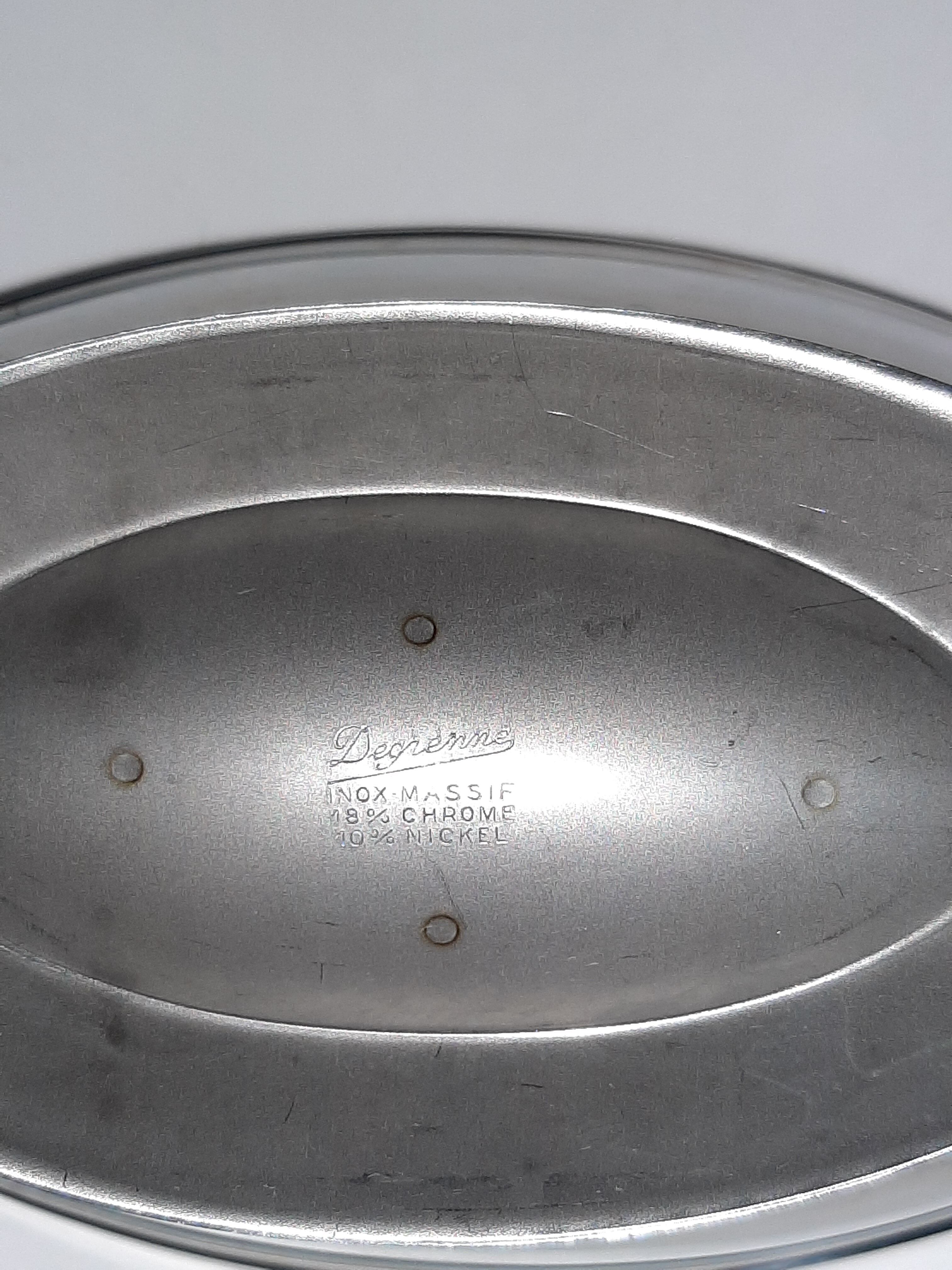 Cosmos stainless steel gravy boat guy degrenne 1979