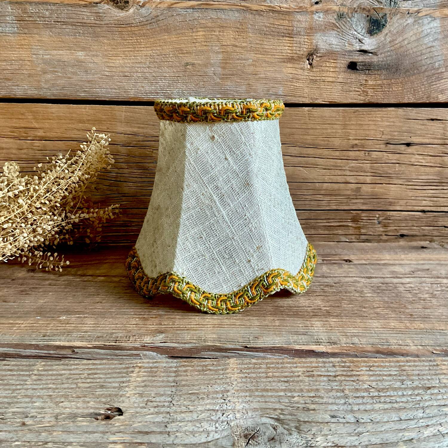 Vintage braid lampshade