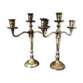 Pair of candlesticks 3 fires