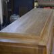 Brutalist Art Deco oak sideboard in the style of Charles Dudouyt / Gaston Poisson
