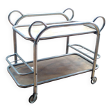 Old rolling service table-bar