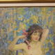 Oil on canvas young woman with a pink knot by riasnianski