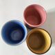 Ceramic cup trio