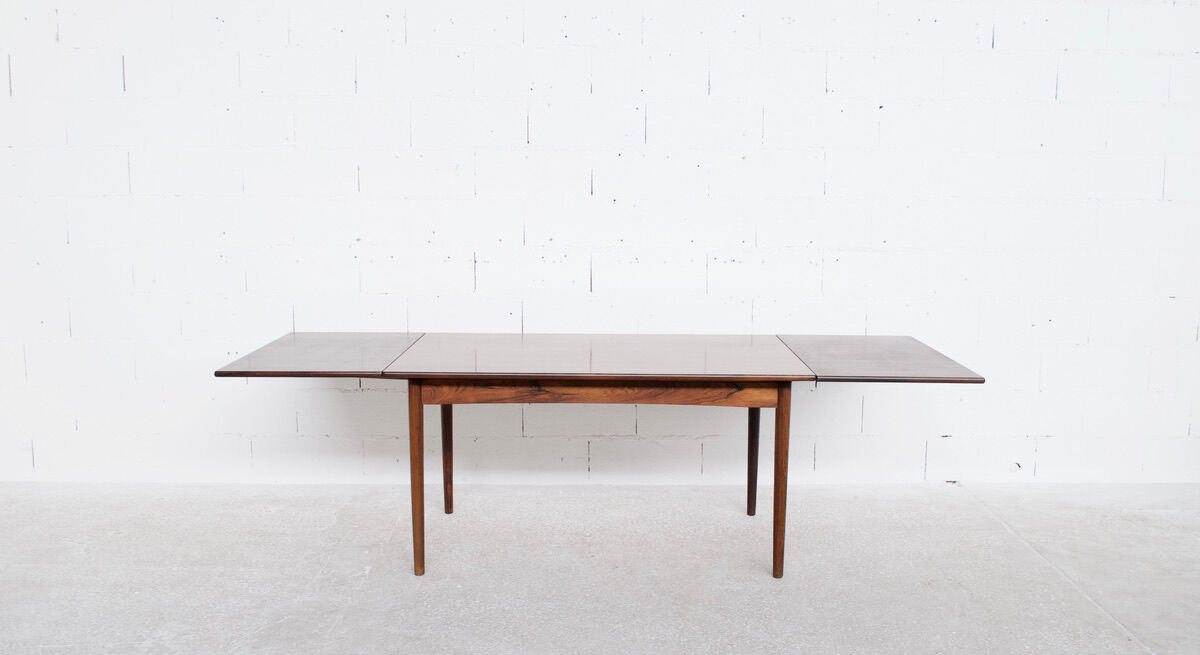 Scandinavian rosewood dining table 60's