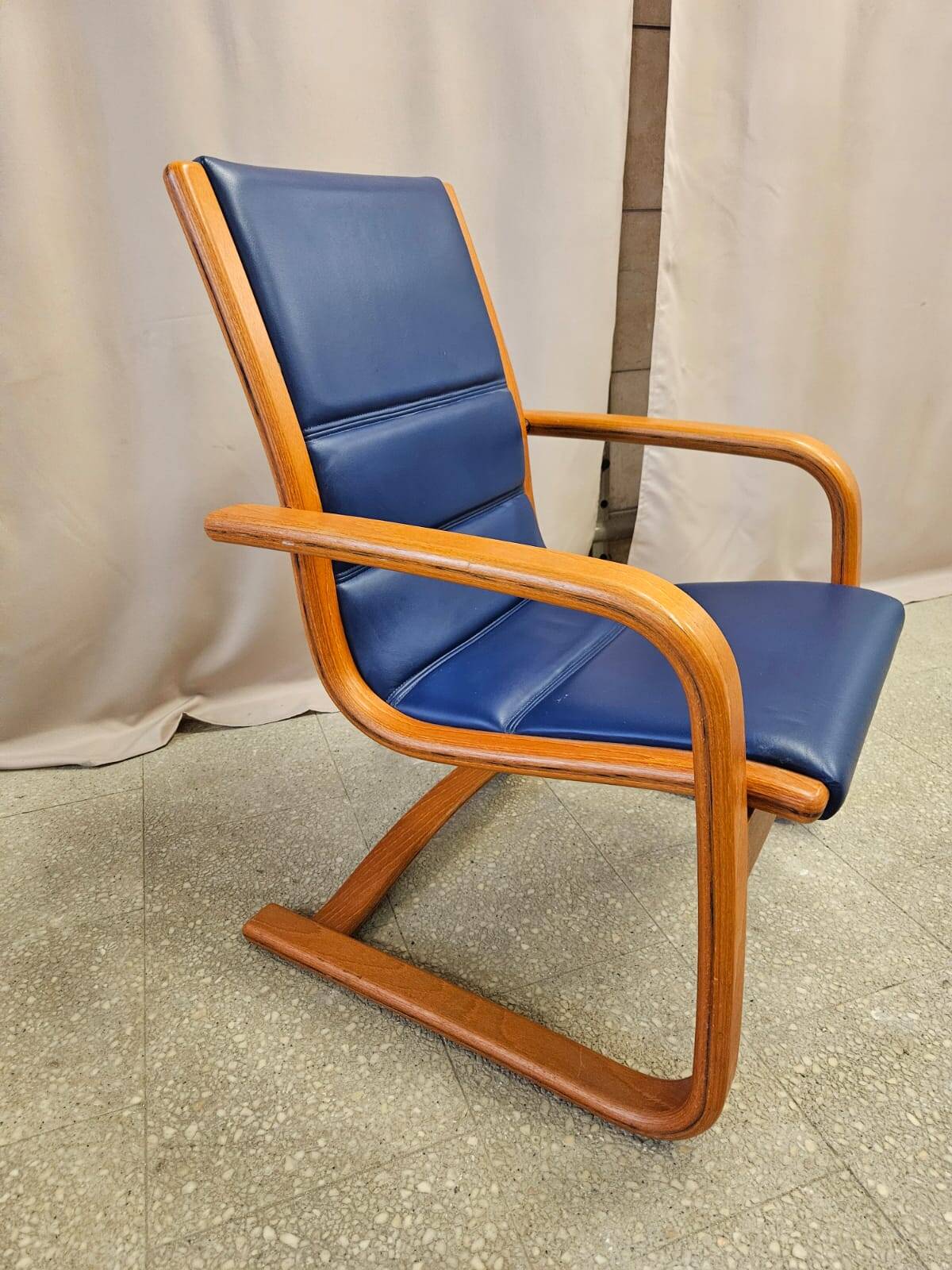 Scandinavian bentwood armchair by Yngve Ekstorm