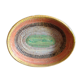 Colorful oval basket