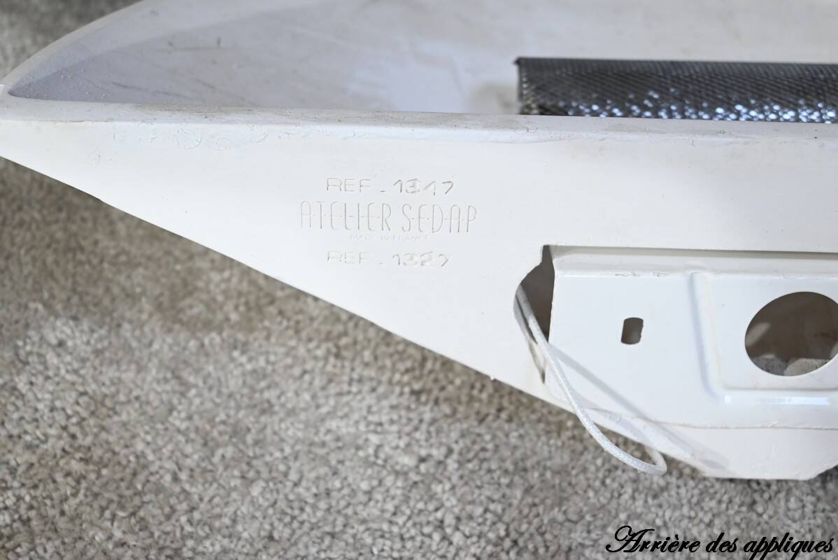 Pair of plaster wall lamps, Sedap workshop – late twentieth century