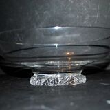 Kim Coupe salad bowl in crystal signed DAUM France - DESIGN 1950