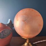 Lamp globe glass paste