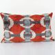 Vintage ikat cushion cover 66x43 cm