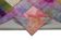 Handwoven Oriental Overdyed 168 cm x 245 cm Multicolor Patchwork Carpet