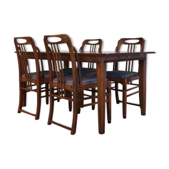 Set of dining style Art deco by Schuitema in Zonen