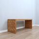 1970s minimalist bamboo & rattan bench by Vivai del Sud