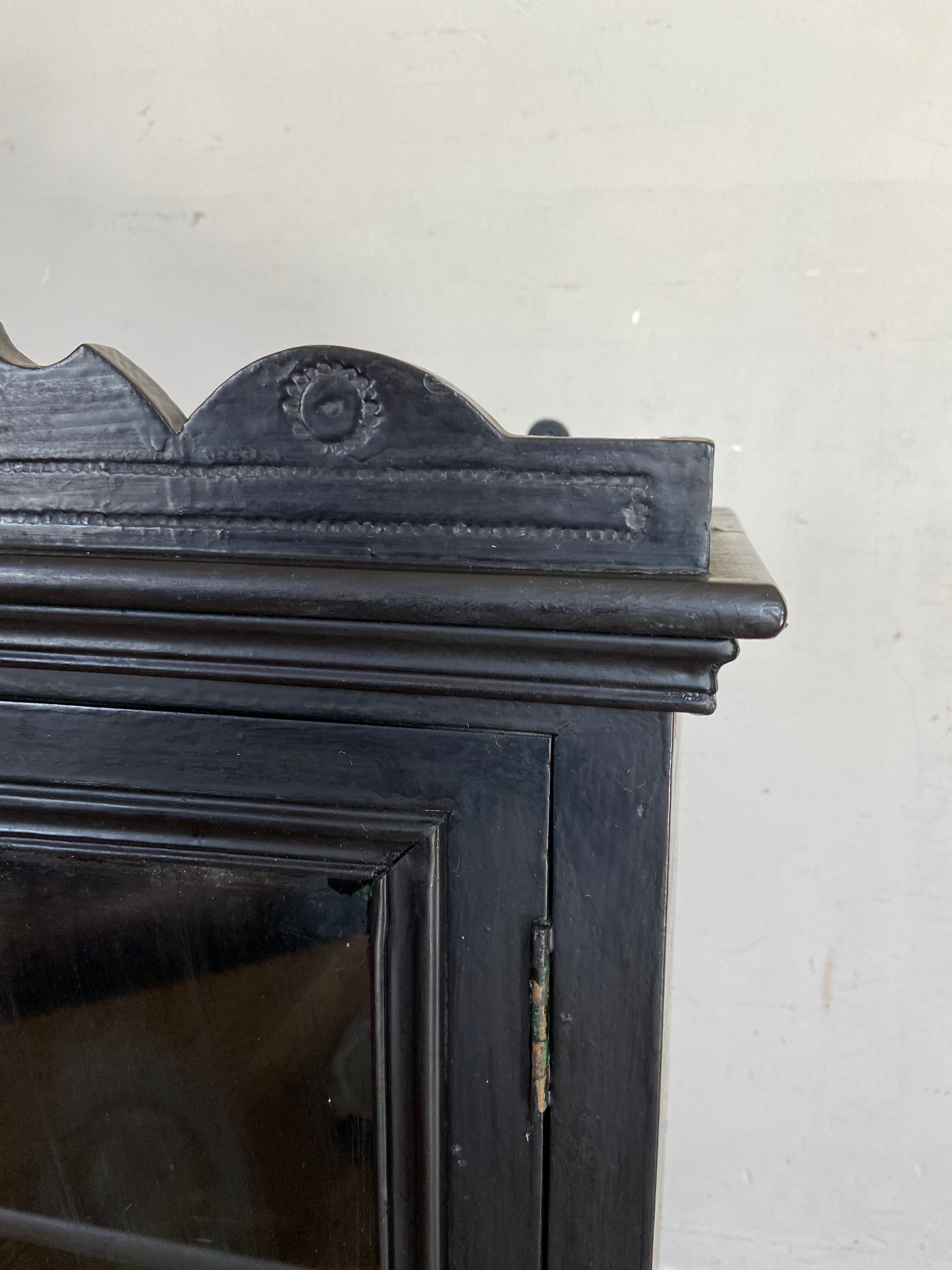Black antique medicine cabinet