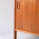 Vintage Scandinavian Teak Bookcase with Exposed Joinery