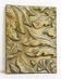 Solar Leaf | floral bas-relief, brass finish