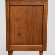 Refurbished vintage wooden bedside table – 3 drawers