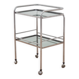 1970s Modernist Chrome Bar Cabinet