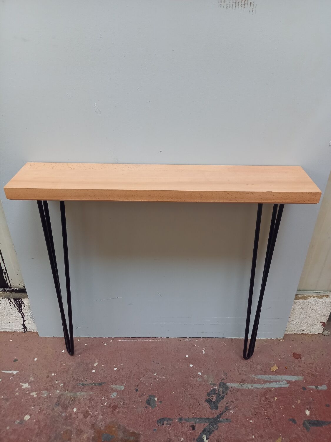 Console bois massif
