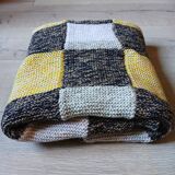 Wool patchwork blanket