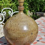 Pyrite sandstone lamp base