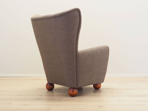 Fauteuil lounge, design scandinave, fabrication : Danemark