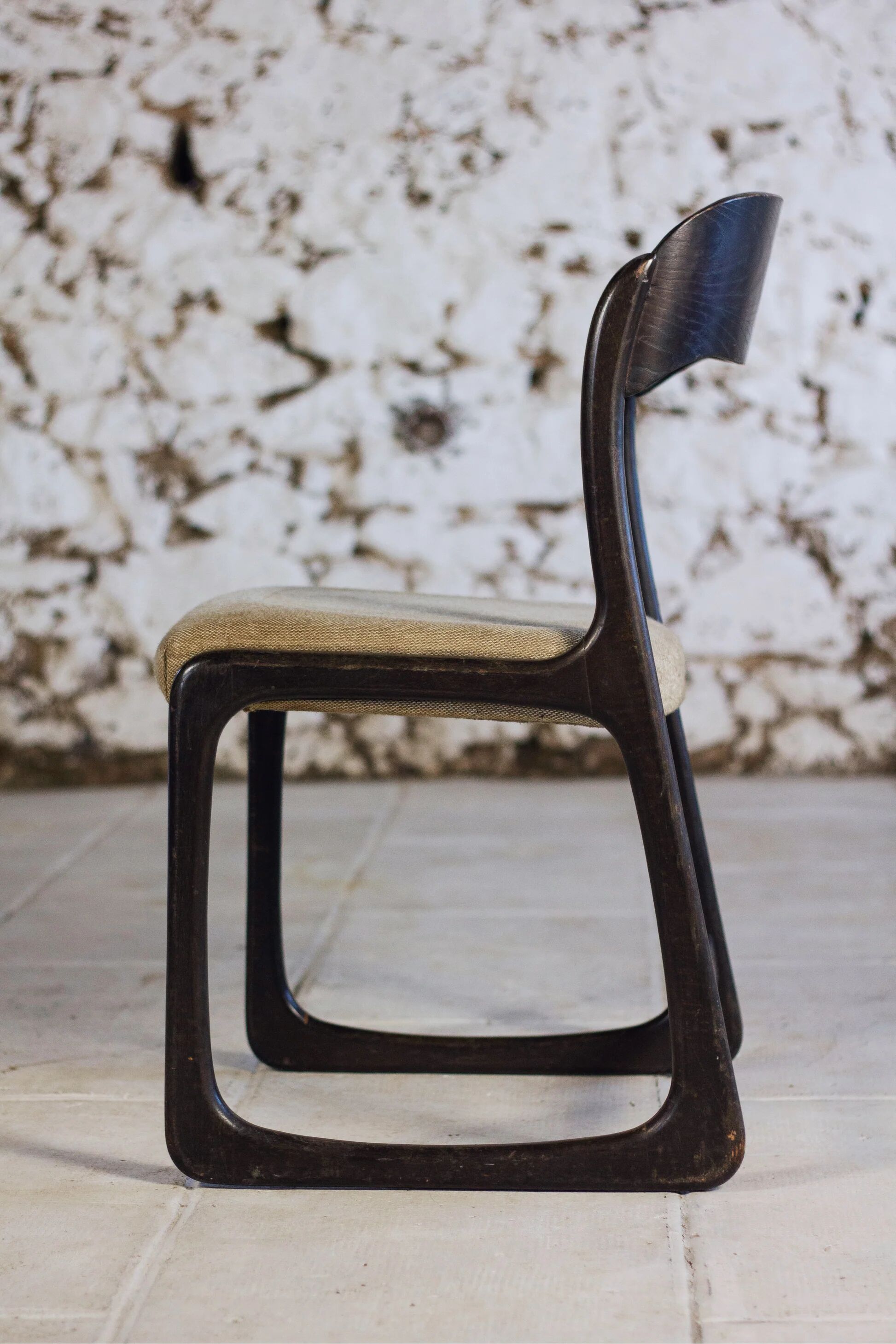 Set of 6 Traineau chairs by Baumann, 1960