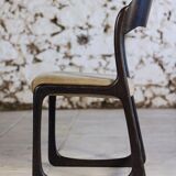 Set of 6 Traineau chairs by Baumann, 1960
