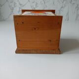 Wooden spice box and wall ceramic