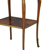 Mahogany and rosewood table