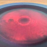 Assiette déco en bouleau finition vintage de Tailio Design, Finlande, années 1970