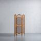 Mid-century room divider in bamboo and cane, Denmark, 1970s
