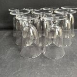 9 Verres à vin Baccarat service Meurcie – Art déco