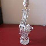Two feet of lamp forming Daum crystal, circa 1960