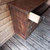 Antique chest of drawers with marble top
