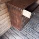 Antique chest of drawers with marble top