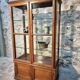 Vitrine ancienne en chêne français – Vitrine de musée d’un château de Bourgogne – vers 1900