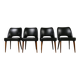 Série 4 chaises scandinave - vintage 1960 1970