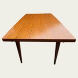 Scandinavian extendable dining table in Teak 1960