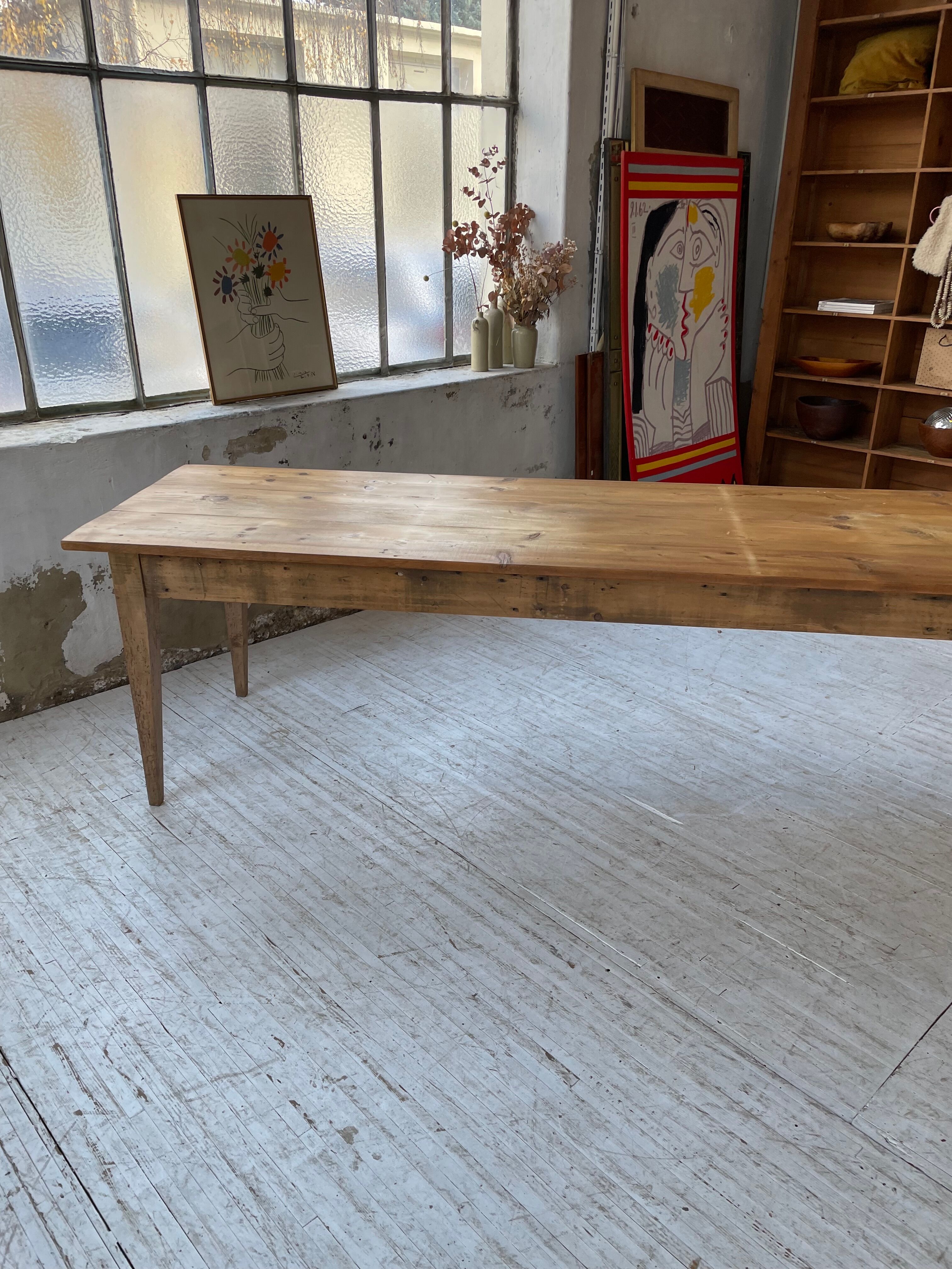 Farmhouse table beech pine XL 4m