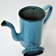 Mid-20th century speckled blue enameled sheet metal coffee maker
