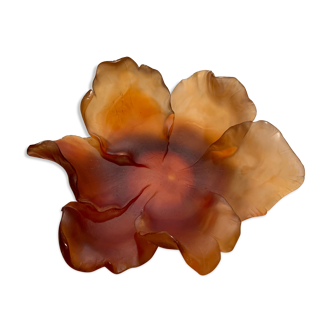 Daum Amber Tulip Cup