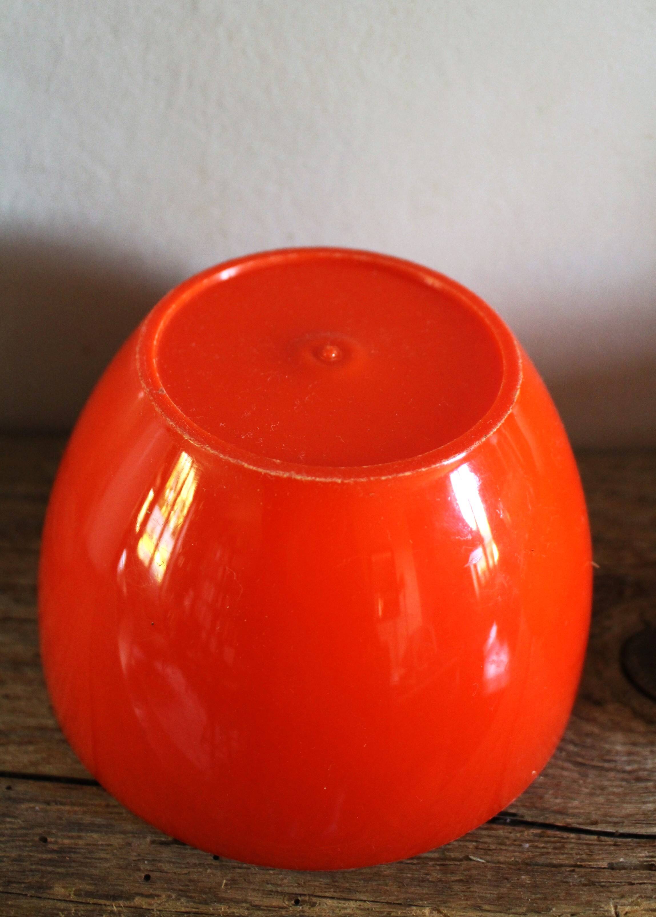 Vintage seventies plastic apple ice bucket