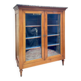Vitrine, bibliothèque en merisier de style directoire xix eme siècle