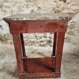 Antique Empire style console in mahogany and marble – circa 1830
