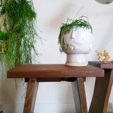 Pair of old wooden stools