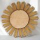 Vintage gold sun mirror