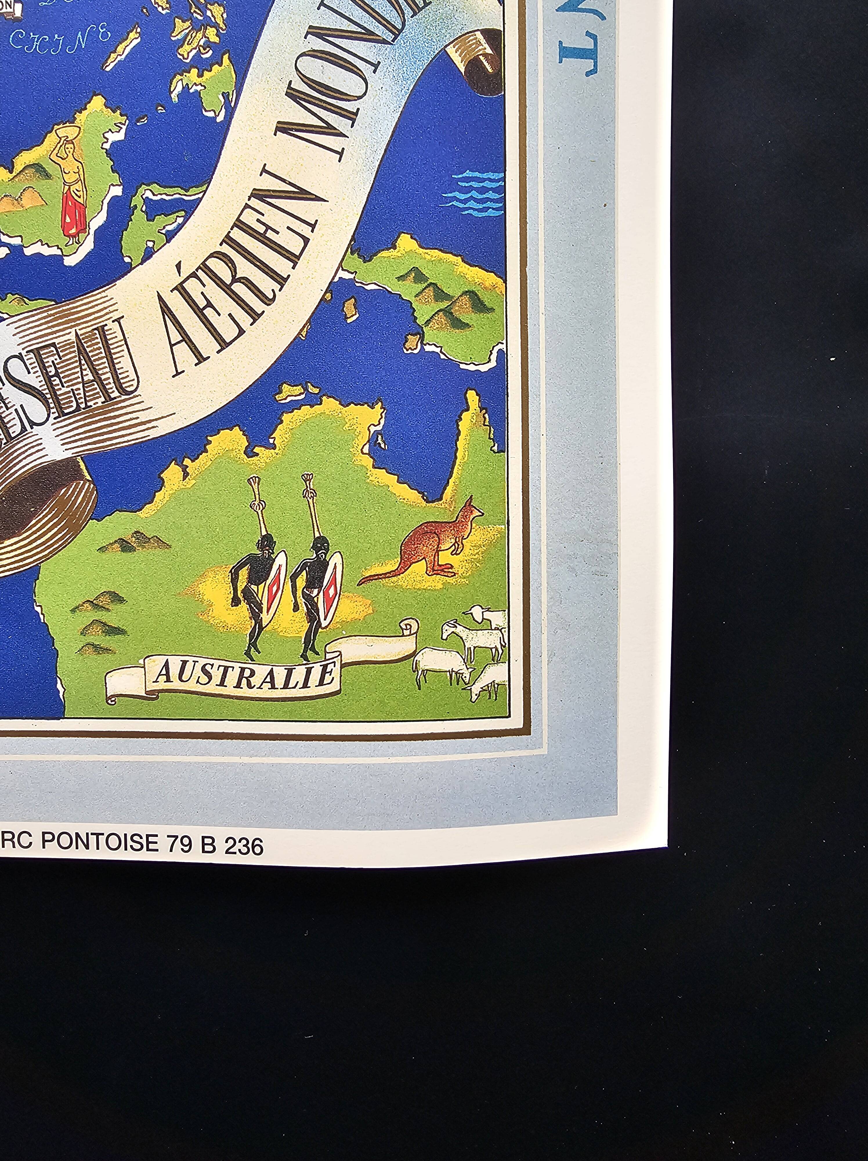 Air france poster - global air network