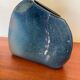 Vintage blue ceramic vase